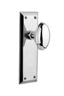Nostalgic Warehouse New York Plate & Homestead Door Knob Open. Price: $79.99.