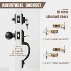 Kiayaci Front Door Lock Set A-SJ01075 Oil Rubbed Bronze Used. Price: $32.10.