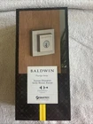 Baldwin Prestige Series Smartkey Square Deadbolt Satin Nickel New Box. Price: $29.99.