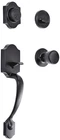Amazon Basics Front Door Lock Set, Handleset With Tulip Knob, Level Hand... Open. Price: $72.92.