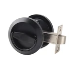Dixiao Stainless Steel Black Round Recessed Door Lock, Hidden Install Cup Doo... New. Price: $36.11.
