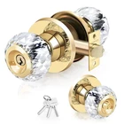 Loqron Crystal Door Knobs With And Keys Privacy Lock, 1 Pack, Gold New. Price: $60.41.