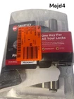 Kwikset Hollis Round Rose Satin Nickel Keyed Entry Door Lever, Smartkey Security Open. Price: $27.00.
