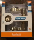 Schlage FB50 Acc 505 605 Keyed Entry Lever Lock Combo Pack In Polished Brass New. Price: $44.95.