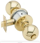 Schlage A40S Orb 605 Privacy Latching Knob Lockset Bright Brass Series Grade 2 New. Price: $42.08.