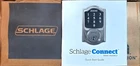 Schlage Smart Deadbolt Lock With Alarm BE469ZP 619-CAMELOT Brand New. Price: $165.00.
