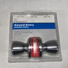 Home Plus LA2102 Ansi Grade Satin Chrome Steel Entry Lockset 1-3/4 Thick In. New. Price: $40.00.