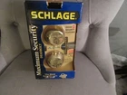 Schlage B362N Maximum Security Double Keyed Deadbolt Lock New In The Box. Price: $45.00.