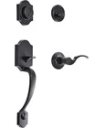 Amazon Basics Handleset With Shelby Lever Single Cylinder Matte Black New. Price: $39.99.