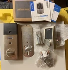 Schlage BE469ZP Cen 619 Connect Smart Deadbolt With Alarm, Satin Nickel New. Price: $109.99.