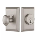 Nostalgic Warehouse 733275 New York Brass Single Cylinder Deadbolt 2-3/8" Backse Open. Price: $110.00.