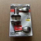 Defiant Naples Collection Keyed Entry Door Lever Satin Nickel Silver New. Price: $12.99.