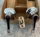 Schlage F10 Vla 626 Avila Passage Door Lever Set Chrome New. Price: $25.00.