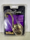 Kwikset Titan Dummy Left Lever Gold Finish Forged Solid Brass Door New. Price: $15.99.