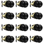 Probrico Black Door Knobs Privacy For Bathroom Bedroom Interior New. Price: $146.42.