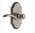 Grandeur Arc Short Plate Privacy Door Handle Set 2 3/4" Bellagio Lever Handed New. Price: $175.00.