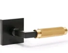 Geneva Model Solid Brass Lever Bed & Bath Privacy Door Lock, Matte Black With... New. Price: $75.00.