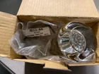 Nostalgic 712298 Round Crystal Dummy Door Knob, Brass Rose, Bright Chrome Open. Price: $77.99.