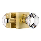 Hiemey Square Glass Crystal Door Knobs Interior Bedroom And Bathroom Privacy New. Price: $60.73.
