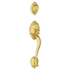 Schlage Brookshire Exterior Keyed Handleset Single Cylinder Polished Brass Open. Price: $62.49.