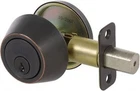 Callan KA2007 Single Cylinder Deadbolt Grade 3- Edged Bronze New. Price: $10.44.