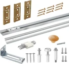 Bifold Door Hardware With Track, Bi-fold Closet 36 Inch, Silver New. Price: $30.04.