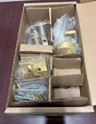 Emtek 4820 US4 Lh Baden Entry Handle Set Satin Brass W/interior Lever New. Price: $129.95.