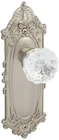 Nostalgic Warehouse Victorian Plate & Interior Crystal Door Knob New. Price: $97.20.