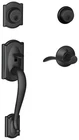 Schlage F62-CAM-ACC-RH Camelot Right Hand Double Cylinder Black New. Price: $324.65.