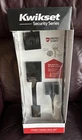 Kwikset Amador X Hollis Front Entry Handleset Matte Black Open. Price: $54.99.