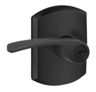 Schlage Merano Single Cylinder Keyed Entry Door Lever Set F51A 622 Grw Open. Price: $22.99.