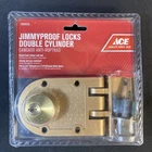 Ace Jimmyproof Lock Double Cylinder 1.25" - 2.25" 5405626 Open Box. Price: $13.80.