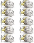 10 Pack Home Improvement Bed/bath Room Door Knobs, Brushed Nickel Privacy New. Price: $92.59.