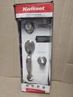 Kwikset Dakota Single Cylinder Lock Handle Deadbolt Set, Satin Nickel (read) For. Price: $29.90.