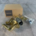 Schlage F51 605 Accent Keyed Entry Lever Bright Brass Used. Price: $29.99.