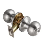 Brushed Nickel Knobs Interior,bath & Bed Privacy Knob, Keyless Door... New. Price: $19.43.