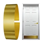 Koshka 2PC. Door Kick Plate Peel And Stick (6"X 34", Brushed Brass New. Price: $57.11.