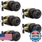 Ehomeware 5 Pack Bronze Door Knob With Lock Interior Bedroom Bathroom Keyless Pr New. Price: $61.45.