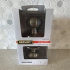 Defiant Hartford Keyed Entry Door Knob Satin Nickel Finish Quick Re-key New. Price: $27.45.