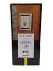 Baldwin 93800-016 Prestige Torrey Pines Low Profile Square Deadbolt Satin Nickel Open. Price: $49.99.