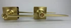 Heittis 2 Pack Gold Entry Door Handle Keyed Alike, Entrance Lever Open. Price: $36.97.