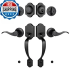 Loqron Double Front Door Handle Set Dummy Deadbolt Entry Lock New. Price: $174.55.