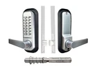Jounjip Single-sided Mechanical Keyless Combination Lever Handle Door Lock ... New. Price: $162.53.