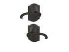 Case Of Schlage F51A Wit 716 Cam Whitney Keyed Entry Door Lever Set Aged Bronz New. Price: $90.00.