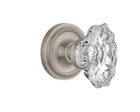 Nostalgic Warehouse Rope Rosette With Chateau Knob Privacy 2.375" Satin Open. Price: $80.63.