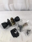 Design House Terrace Reversible Passage Door Knobset With 6-WAY Latch Oil Rubb New. Price: $30.00.
