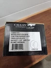 Callan 101T-CA-US19 Carlyle Passage Door Knob Set Black Finish Open. Price: $8.29.