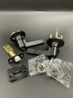 Lock Scout Straight Lever Matte Black Finish- 1 Pack Used. Price: $14.72.