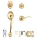 Design House 728915 Coventry Sectional Single Cylinder Keyed Gold New-open Box. Price: $71.25.
