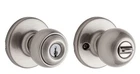 Kwikset 400P 15 94002-025 Keyed Alike Polo Entry Knob Satin Nickel Open. Price: $17.99.